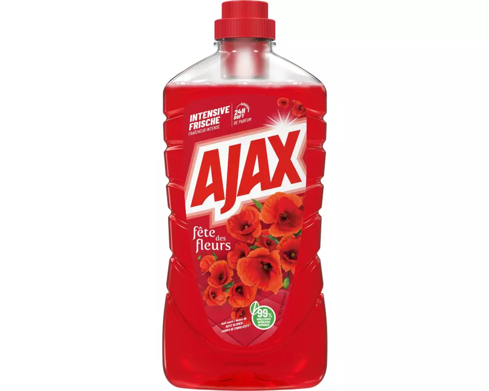 Ajax Allzweckreiniger Fête des fleurs Rote Blumen 1 l