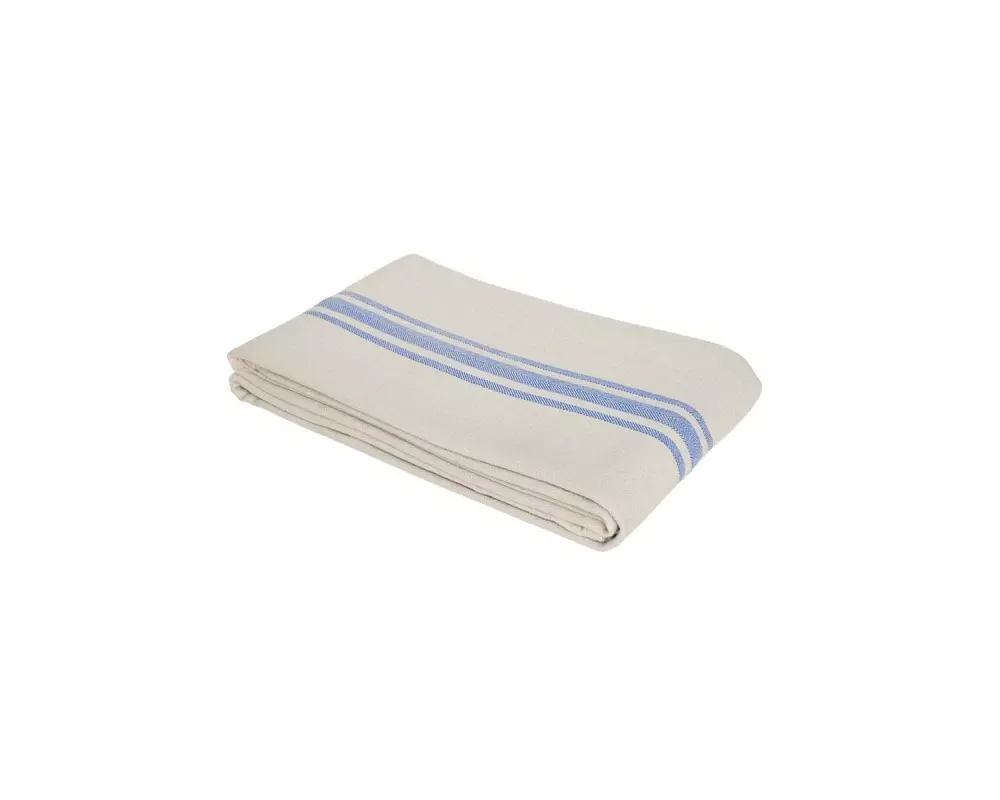 OYOY Tischdecke Linu 140 cm x 200 m, Beige/Blau