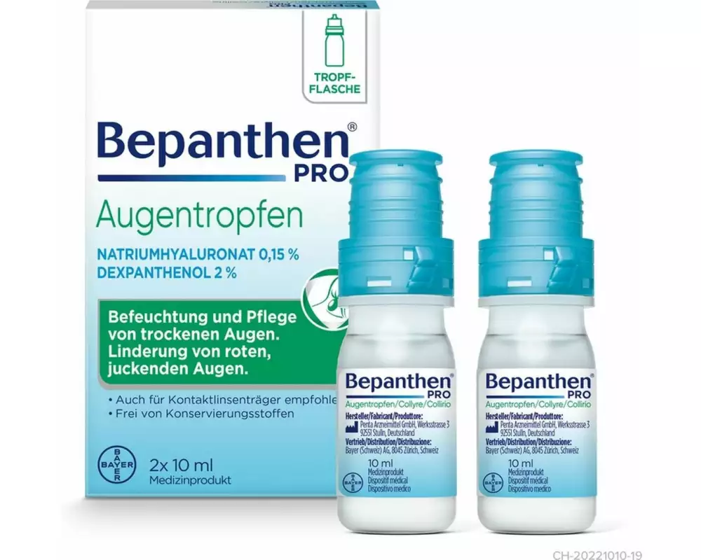 Bepanthen Augentropfen 2 x 10 ml