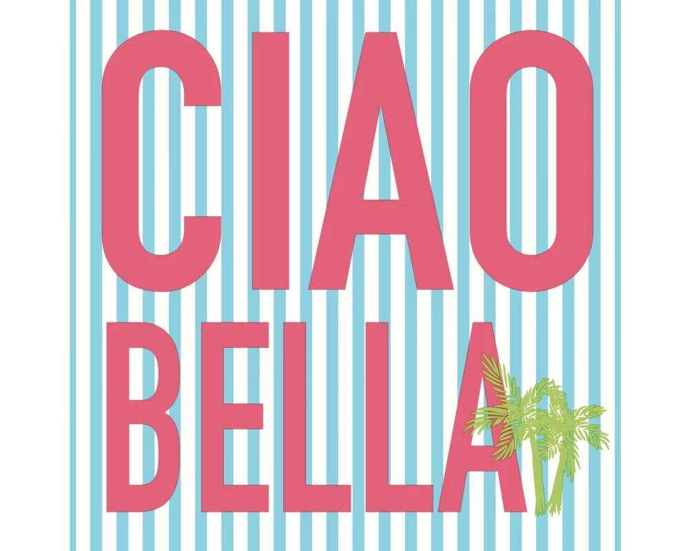 Paper + Design Papierservietten Ciao Bella 33 cm x 33 cm, 20 Stück