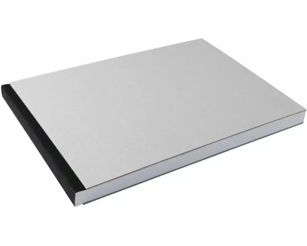 Sigel Notizbuch A4, Blanko, Schwarz