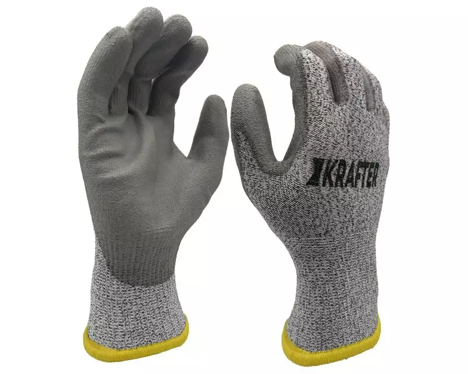 FTM Schnittschutzhandschuh Klasse B, Nylon M, Grau, 1 Stück