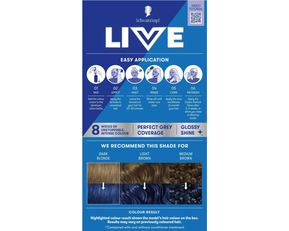 Schwarzkopf LIVE Haarcoloration Intese Coulour U67 Blue Mercury