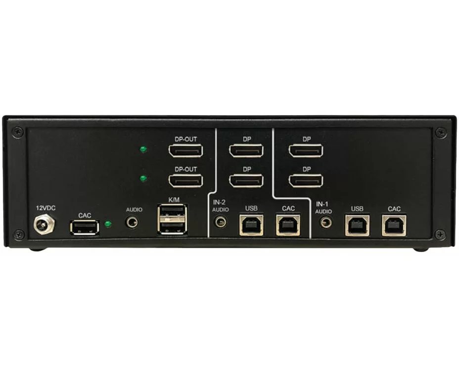 EATON TIPPLITE Secure NIAP KVM Switch, DP-to-DP, 2-Port, 4K Audio