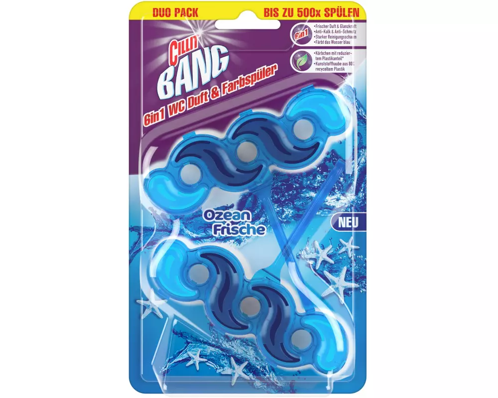 Cillit Bang WC-Reiniger 6in1 Ozeanfrische 2 Stück