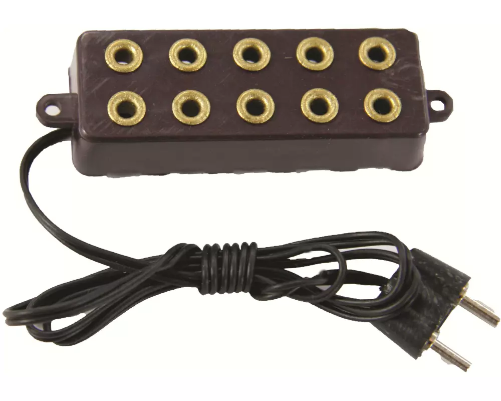 Botanic-Haus Krippenzubehör 5-fach Steckerleiste, Schwarz