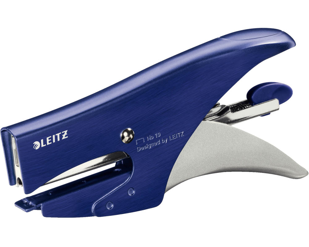 LEITZ Heftzange No. 10 Style 55640069 titan blau 15 Blatt