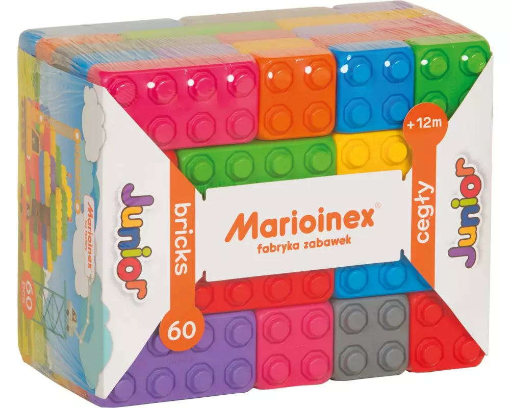 Max Bersinger Baukasten Marioinex Junior Bricks - 60 Teile