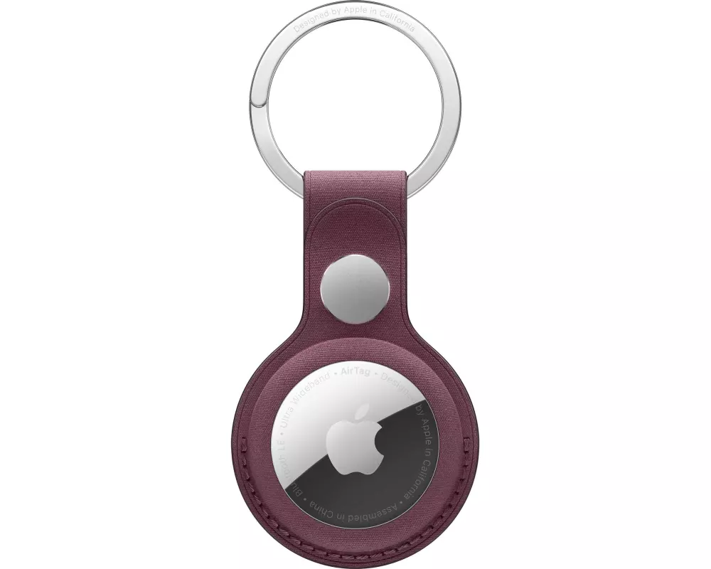 Apple AirTag Schlüsselanhänger aus Feingewebe Mulberry