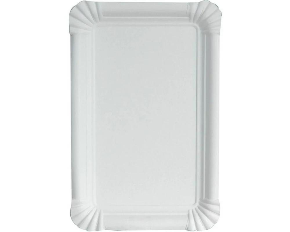 Weita Einwegteller 16 x 23 cm 250 Stück, Weiss
