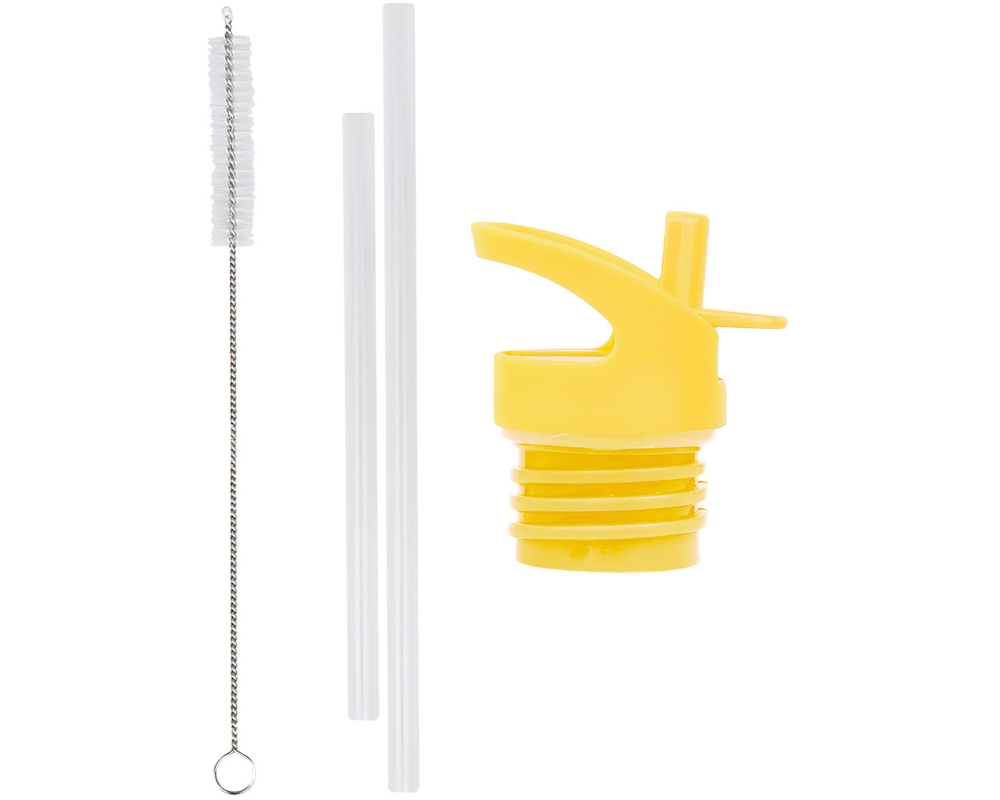 ALLC Set für Trinkflasche DBSSRE95 Deckel, Stohhalm, Bürste