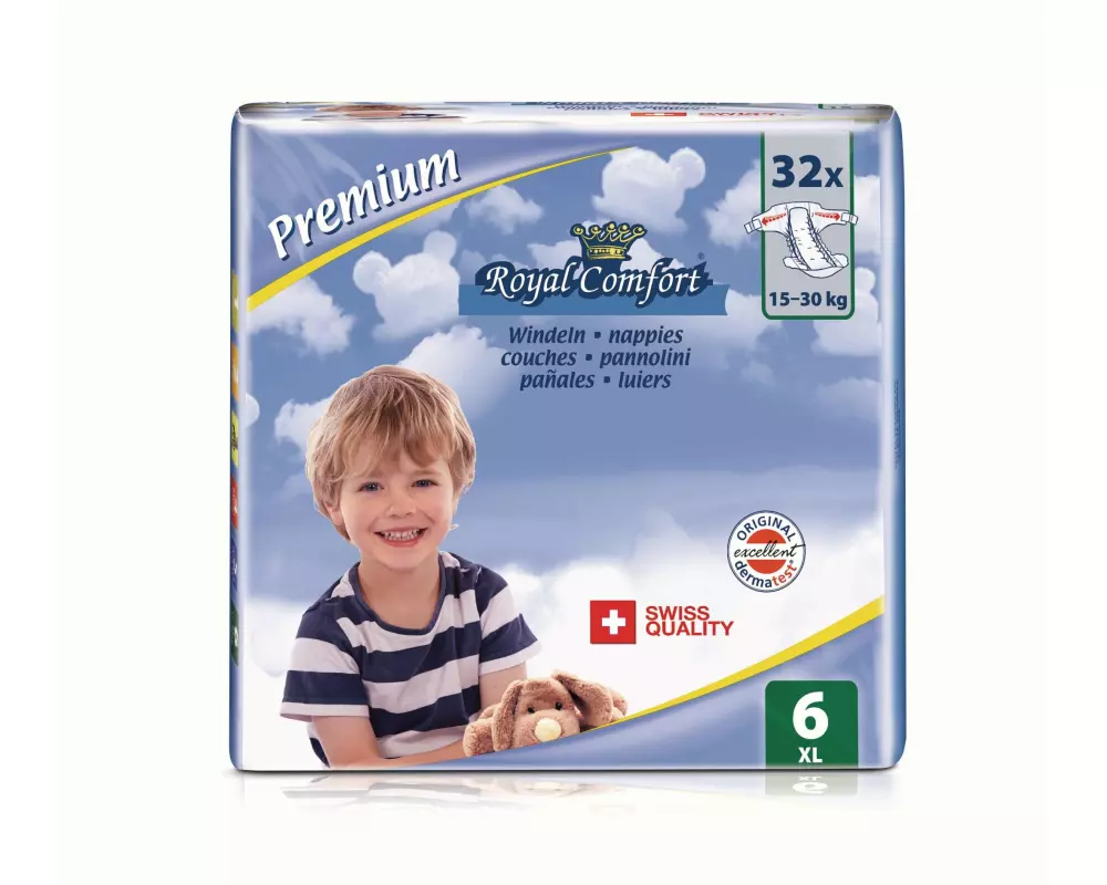 Royal Comfort Windeln Premium Grösse 6, 32 Stk.