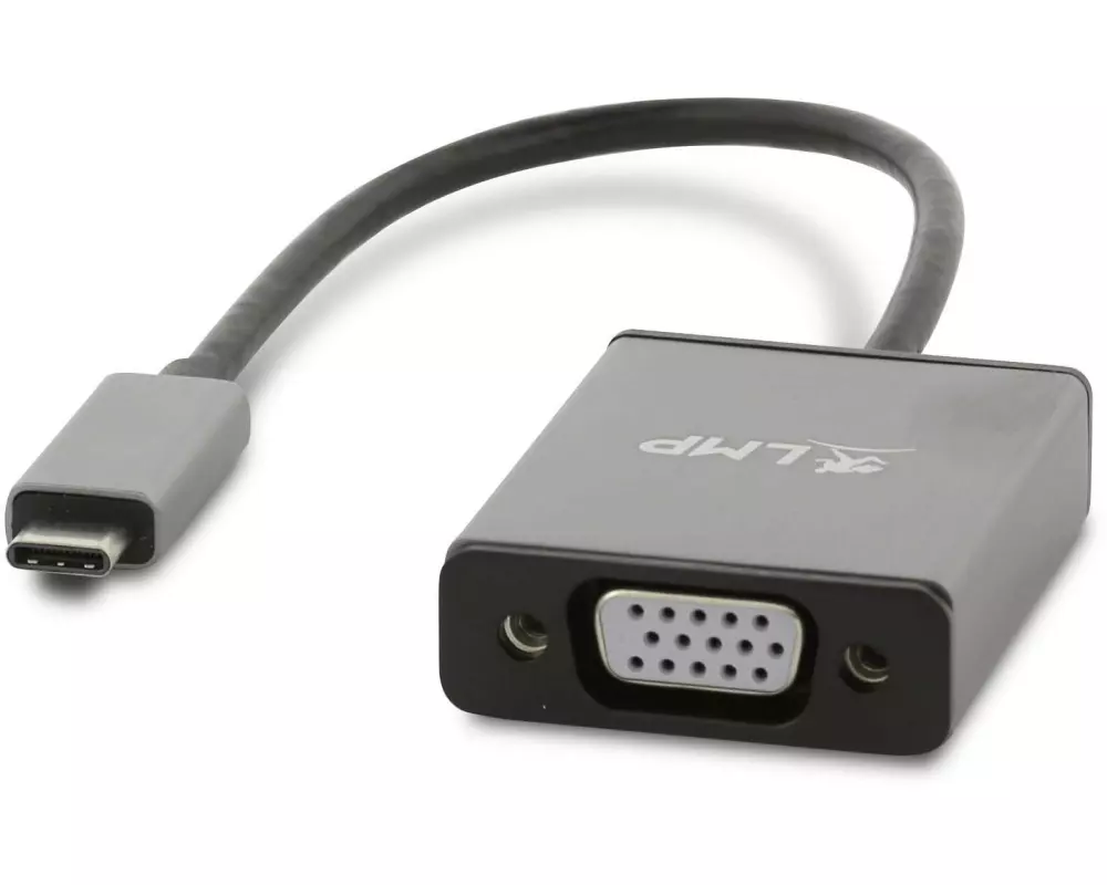 LMP Konverter USB-C – VGA Spacegrau