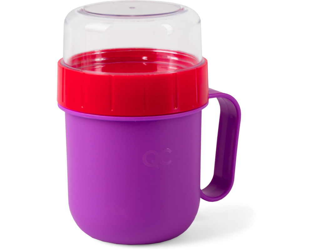 ROOST Lunch Tasse 13x10x15mm 497734 elegant violet/vivid red