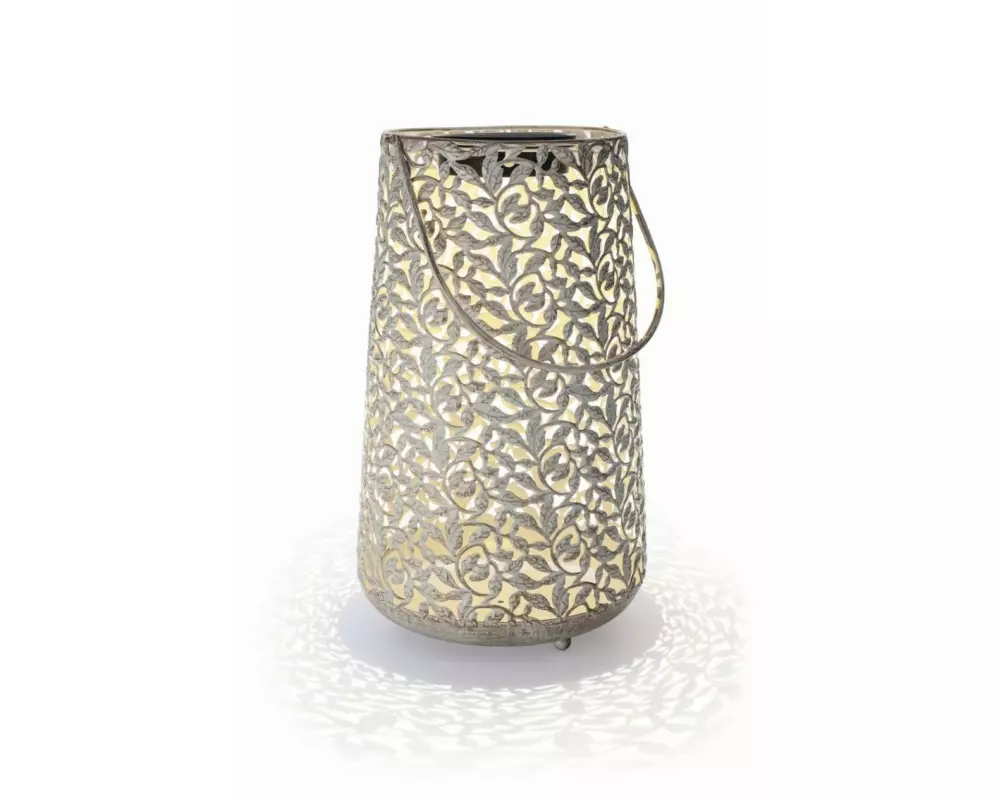 STT Laterne Solar Antic Rosy, 46 cm, Weiss