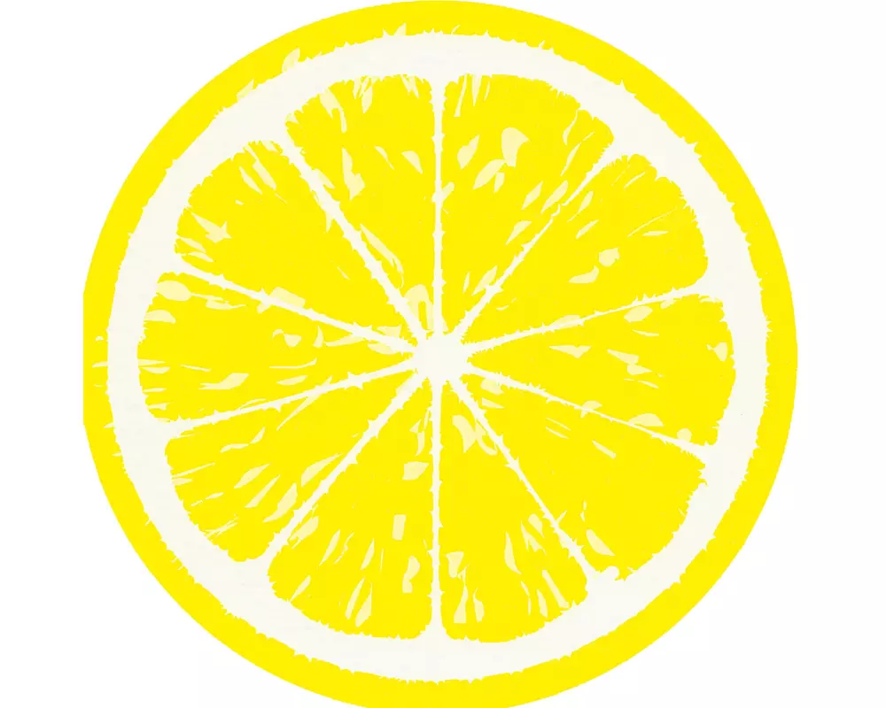 Paper + Design Papierservietten Airlaid Lemon 33 cm x 33 cm, 12 Stück