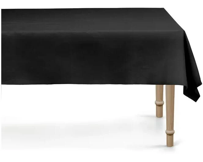 Partydeco Tischdecke Tischdecke Schwarz, 183 x 137 cm