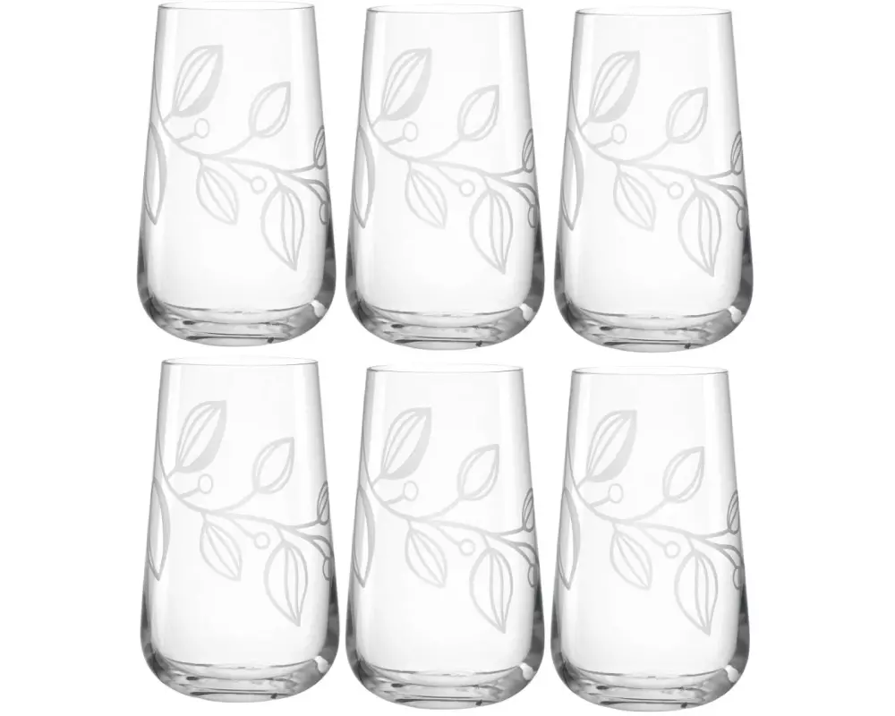 Leonardo Longdrinkglas Boccio 530 ml, 6 Stück, Transparent