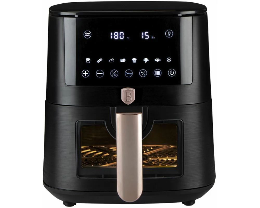 Berlinger Haus Heissluftfritteuse 8L Black Rose Collection