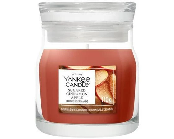 Yankee Candle Signature Duftkerze Sugared Cinnamon Apple Signature Small Jar
