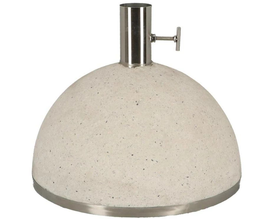 Esschert Design Sonnenschirmständer Granit Terrazzo weiss 11.5 kg