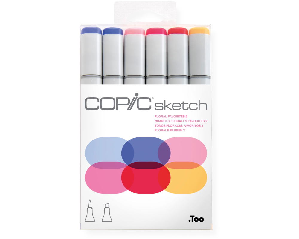 COPIC Marker Sketch 21075669 Set Floral Favorite 2,6 Stück