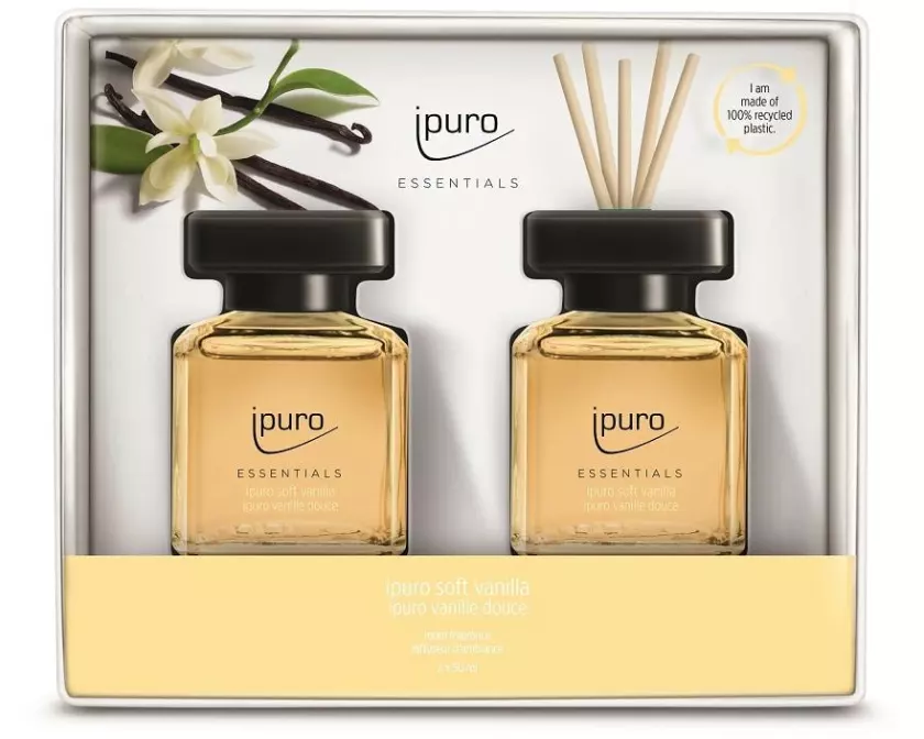 ipuro Duftstäbchen Soft Vanilla 2 x 50 ml Set 100 ml