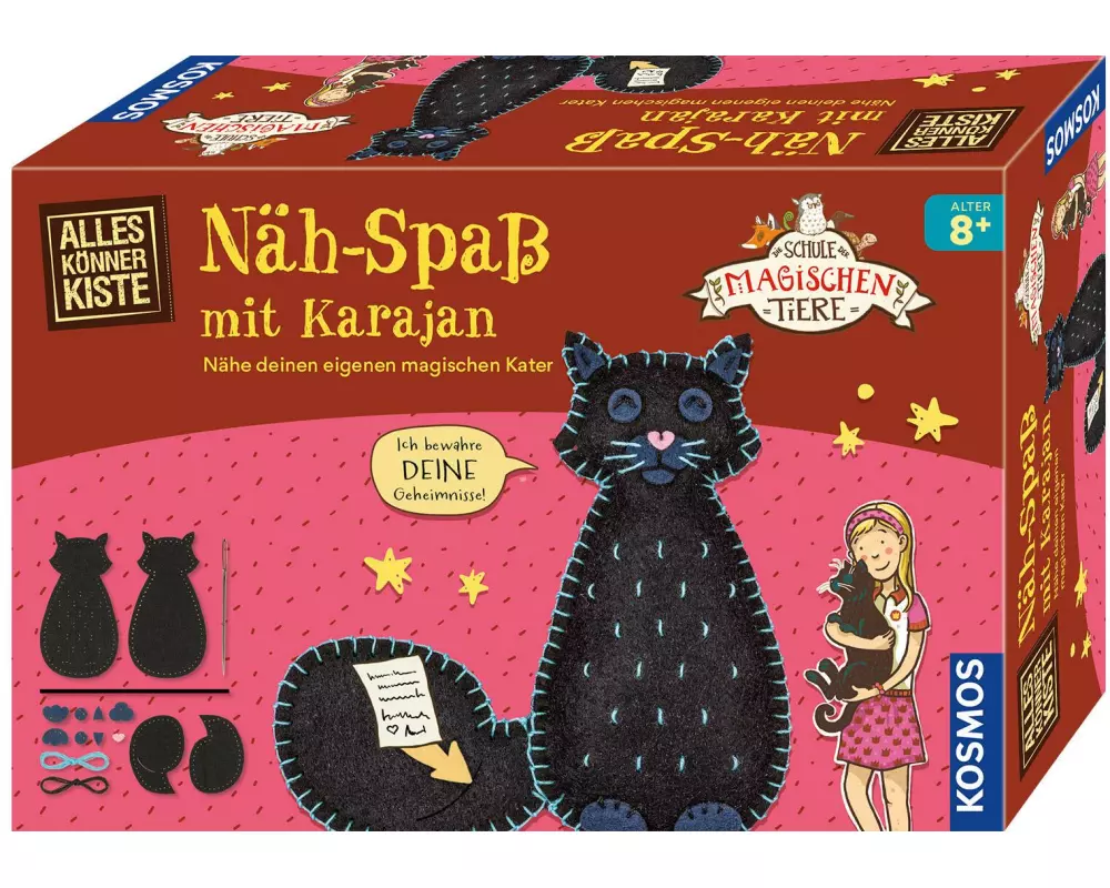 Kosmos Bastelset Magische Tiere Nähspass mit Karajan