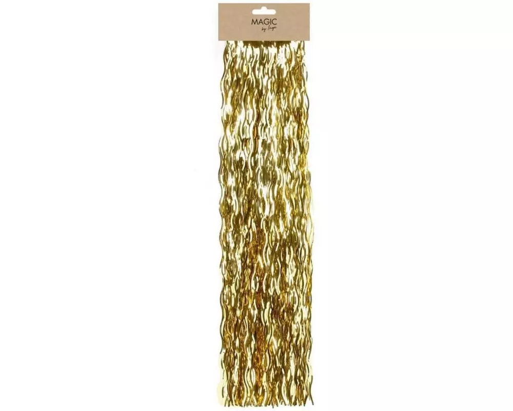 INGES CHRISTMAS DECOR Lametta gewellt 50 cm, Gold