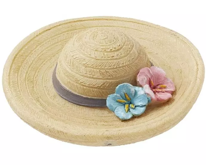 HobbyFun Mini-Figur Strohhut 4.5 cm