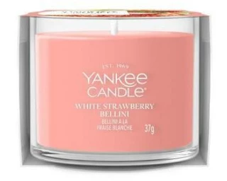 Yankee Candle Signature Duftkerze White Strawberry Bellini Signature Filled Votive