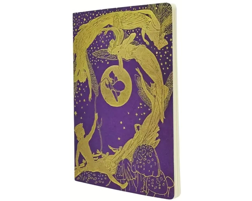 PAPERBLANKS Notizheft A5 CBD6281 Violet Fairy blanko 80 S.