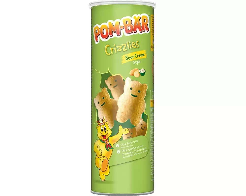 Pom-Bär Chips Crizzlies Sour Cream, 150 g