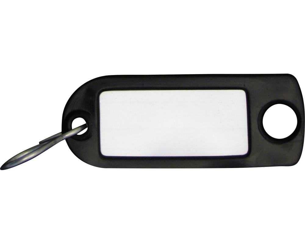 RIEFFEL SWITZERLAND Schlüssel-Anhänger 8034 FS SCHWARZ schwarz 100 Stück