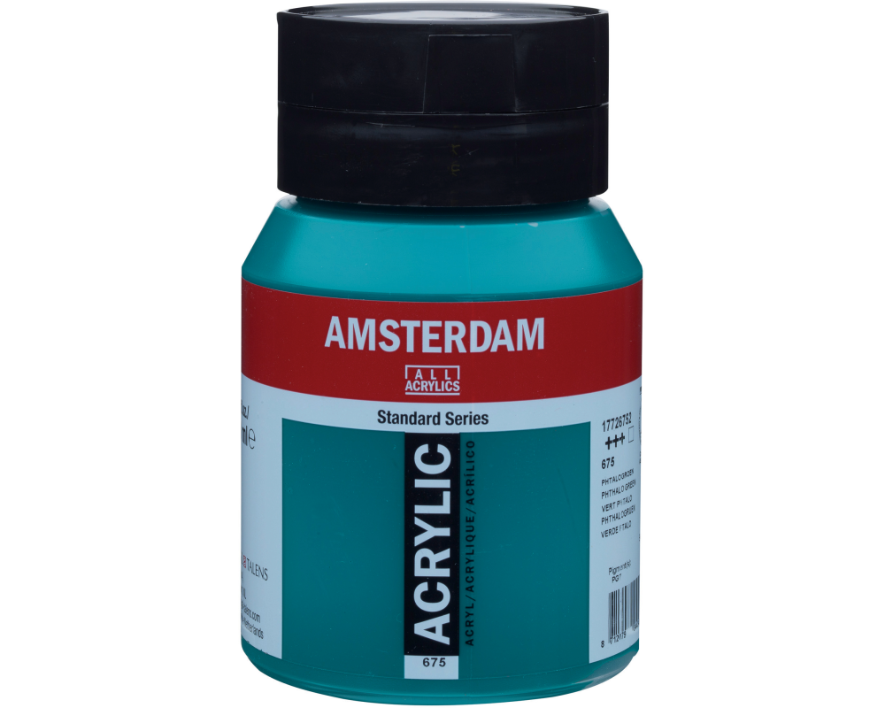 AMSTERDAM Acrylfarbe 500ml 17726752 phthalogrün 675