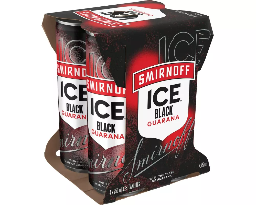Smirnoff Ice Black Guarana 4 x 0.25 l