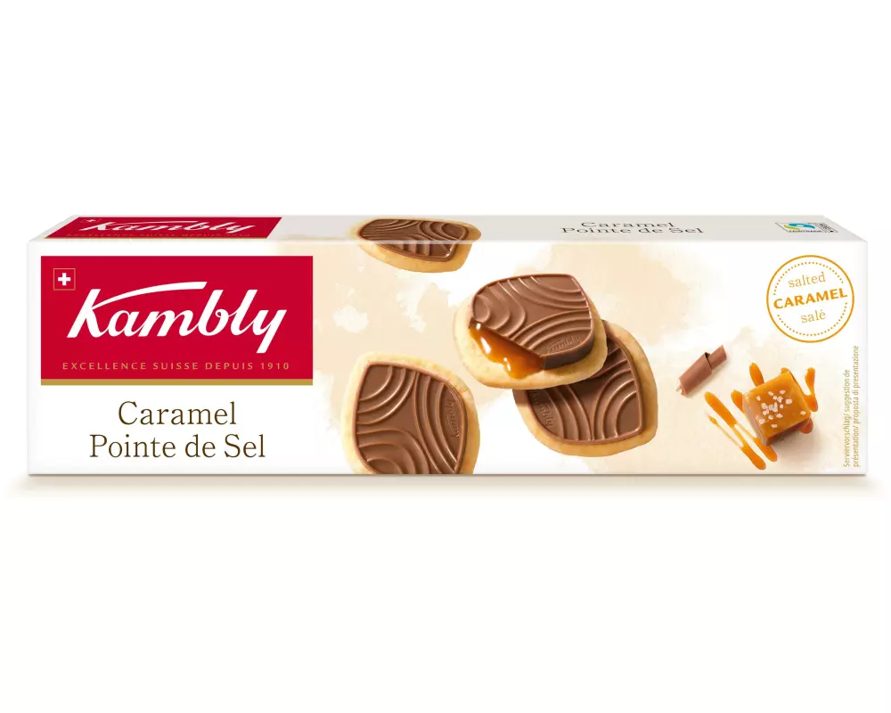 Kambly Guetzli Caramel Pointe de Sel 100 g