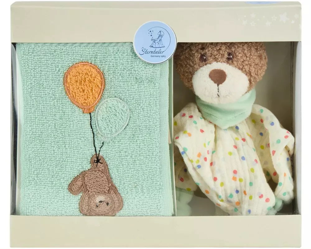 Sterntaler Geschenkset Bär Bo Mintgrün