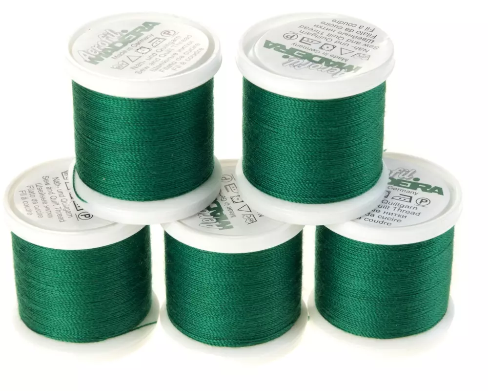 Madeira Näh-, Quilt und Overlockgarn Aerofil 35 Grün
