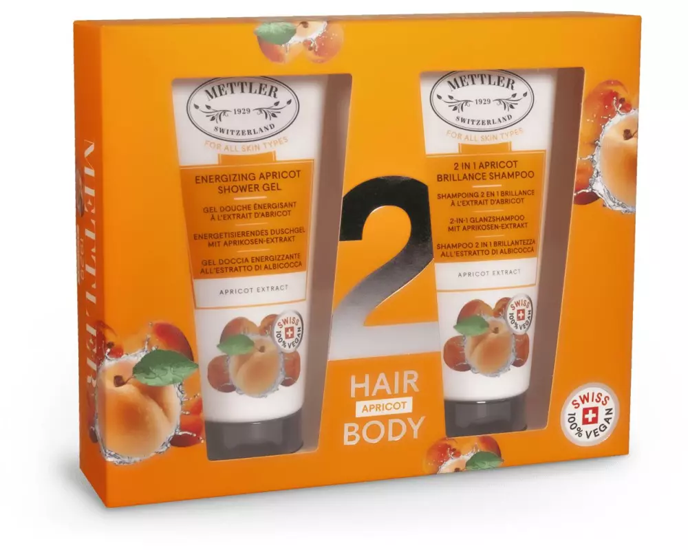 Mettler 1929 Geschenkset Apricot Energizing 2-teilig