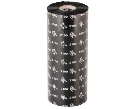 Zebra 2100 Wax Thermoband 600 m Schwarz