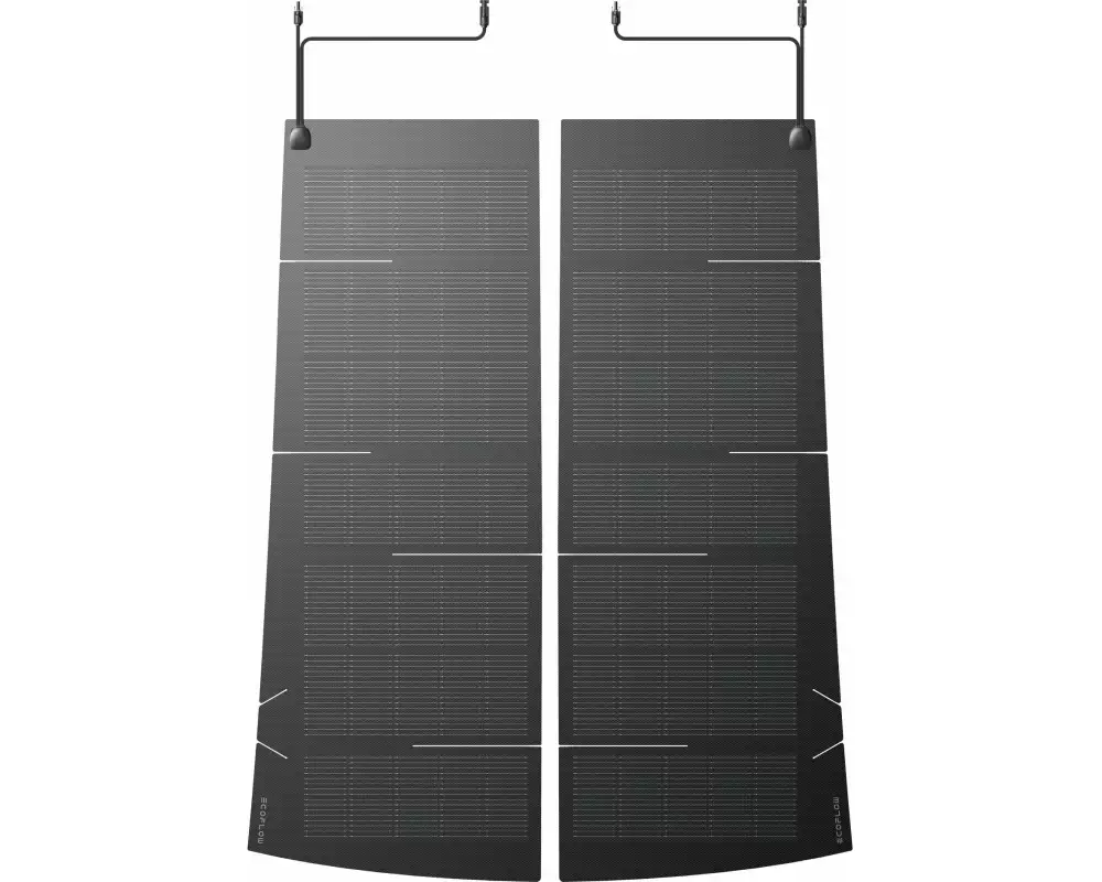 EcoFlow Solarpanel HeatGuard Solar Film Tesla Model 3 Schwarz 256 W