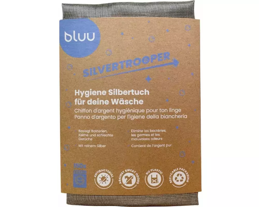 bluu Hygiene Silbertuch silvertrooper 1 Stück