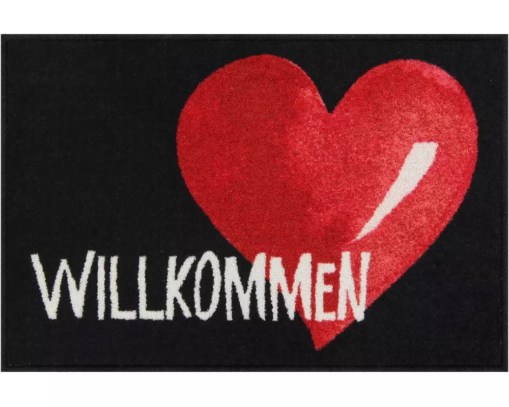 Salonlöwe Fussmatte Willkommen Grossherzig 50 cm x 75 cm