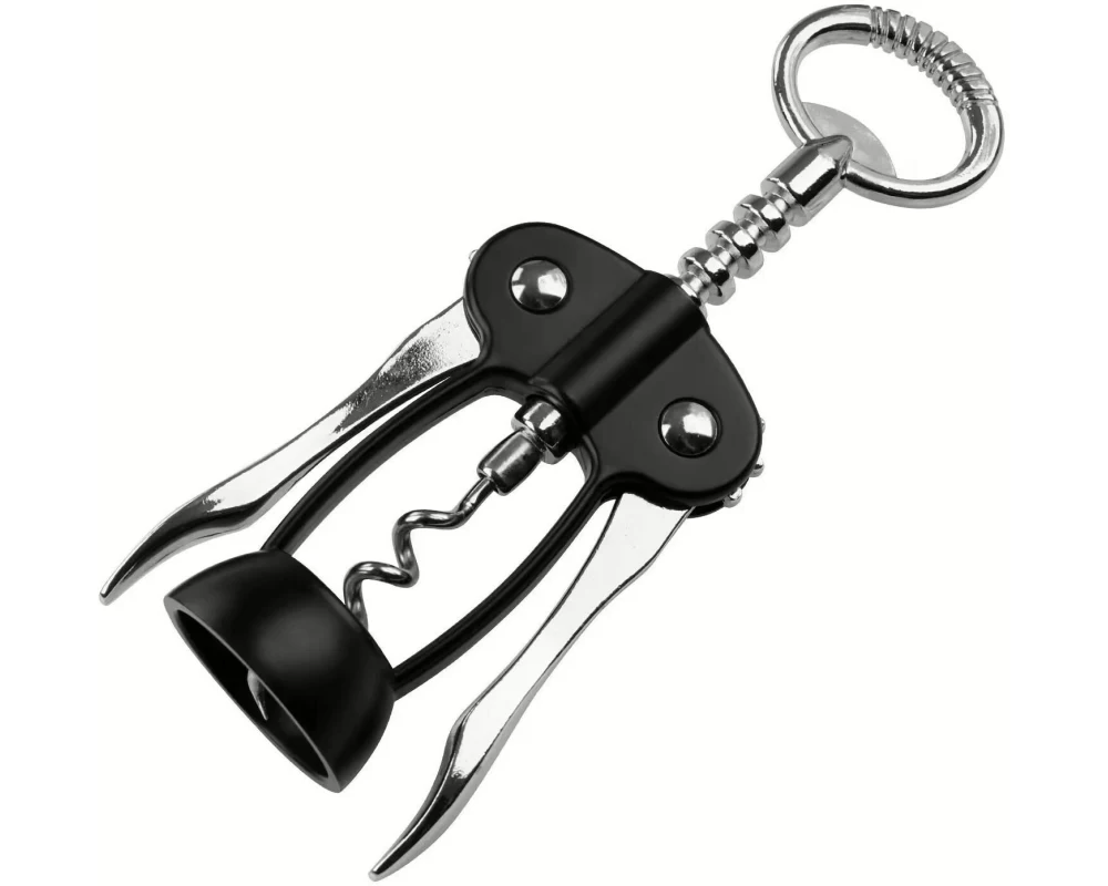 Fackelmann Hebelkorkenzieher Specter Schwarz/Silber