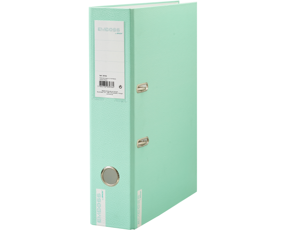 ANCOR Ordner 8cm Emboss 84771 grün A4
