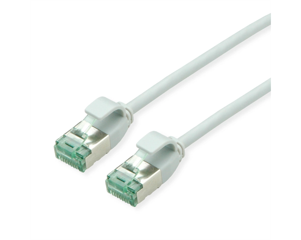 ROLINE RM U/FTP DataCenter Patchkabel Cat.6A (Class EA), slim, grau, 2 m