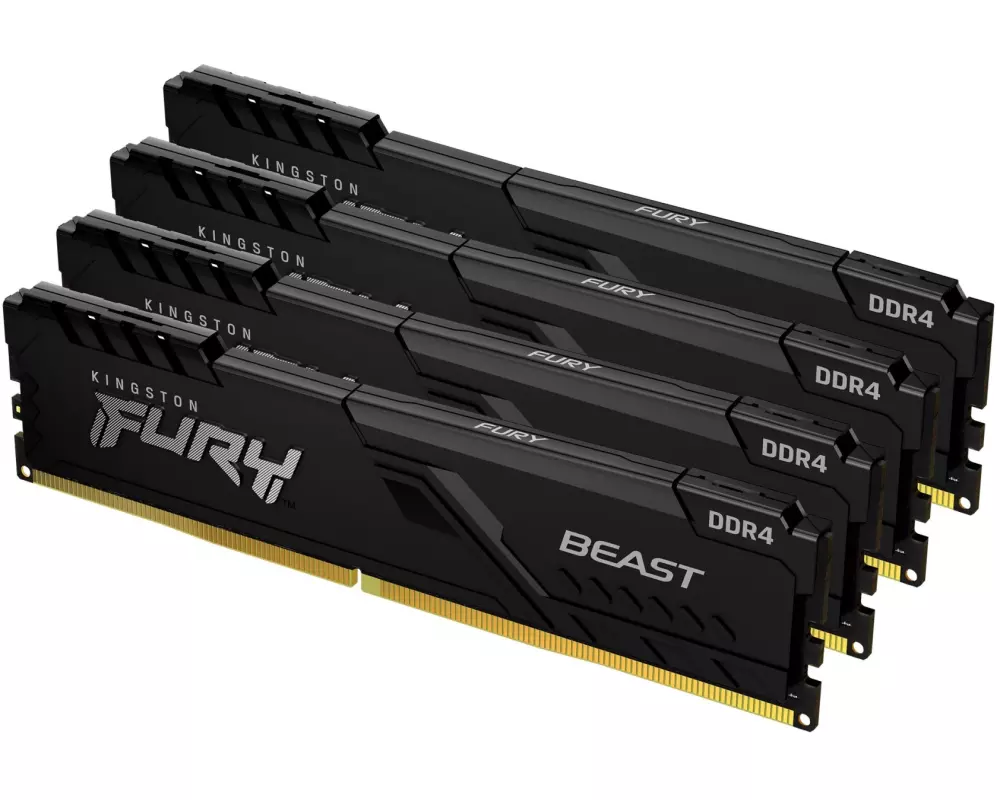Kingston DDR4-RAM FURY Beast 3200 MHz 4x 16 GB