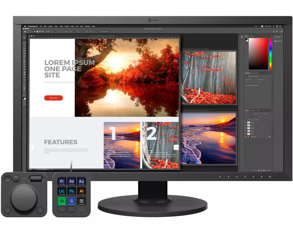 EIZO Monitor CS2740-Swiss Edition + Creative Console