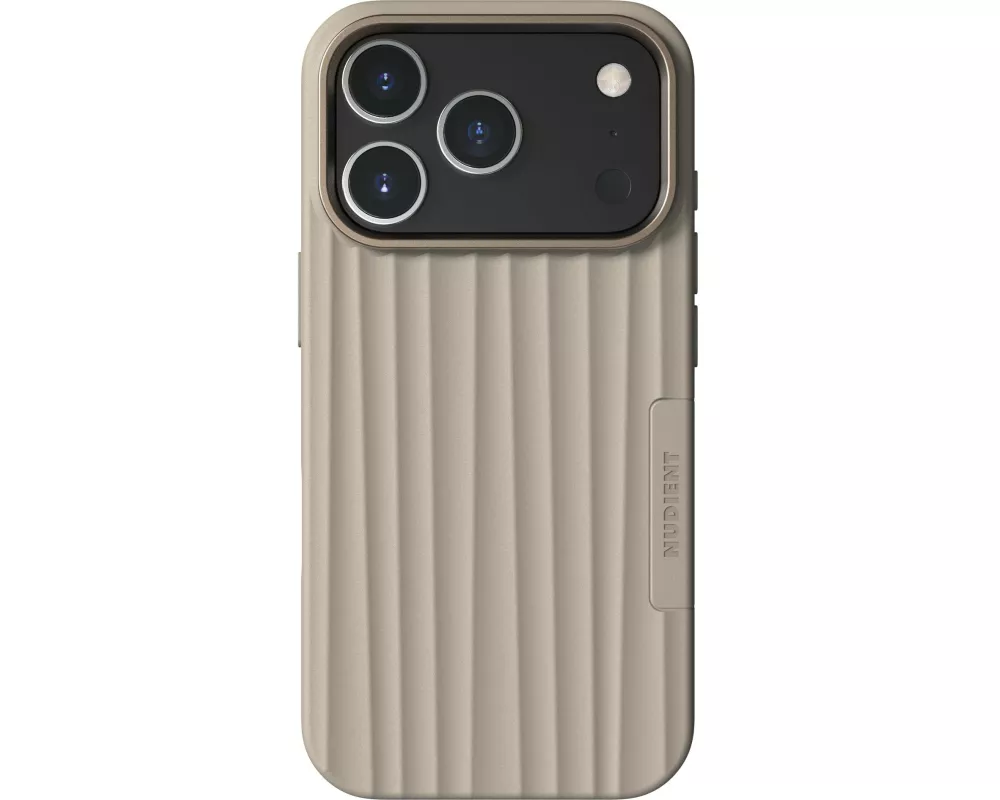 Nudient Bold iPhone 17 Pro/iPhone 18 Pro MagSafe Linen Beige